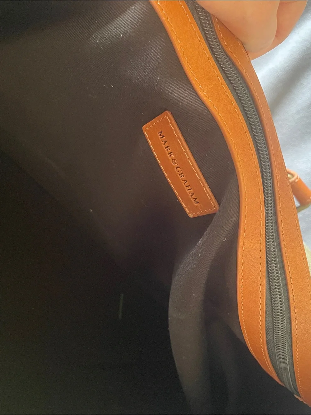 Mark & Graham Canvas and Leather Weekender Bag